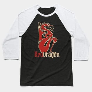 Legendary Red Dragon Baseball T-Shirt